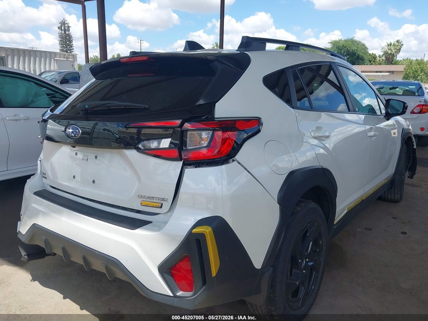 2024 Subaru Xv VIN 4S4GUHF61R3834721 IAAI salvage auction — FRONT & REAR, Salvage Title, sold $25 on 2026-07-09 (photo 4)