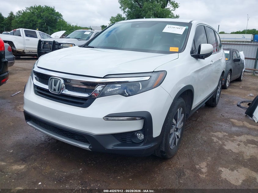 2022 Honda Pilot VIN 5FNYF6H53NB018747 IAAI salvage auction — REAR END, Salvage Title, sold $10,100 on 2026-08-01 (photo 2)