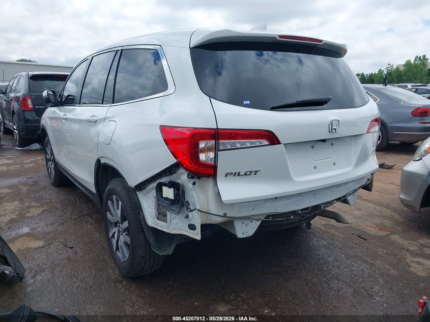 2022 Honda Pilot VIN 5FNYF6H53NB018747 IAAI salvage auction — REAR END, Salvage Title, sold $10,100 on 2026-08-01 (photo 3)
