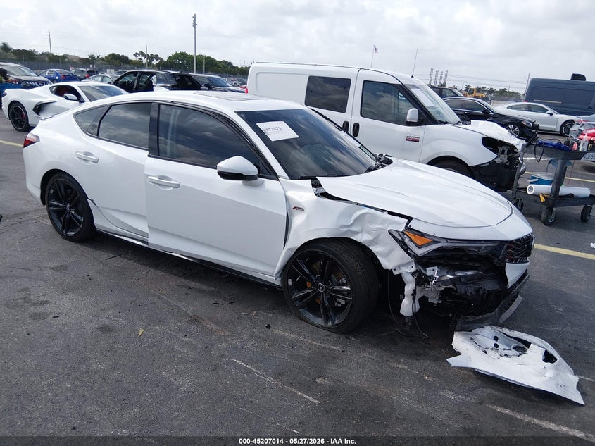 2026 Acura Integra VIN 19UDE4H65TA006296 IAAI salvage auction — RIGHT FRONT, Rebuildable (Florida), sold $7,900 on 2026-07-30 (photo 1)