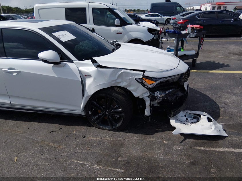 2026 Acura Integra VIN 19UDE4H65TA006296 IAAI salvage auction — RIGHT FRONT, Rebuildable (Florida), sold $7,900 on 2026-07-30 (photo 6)