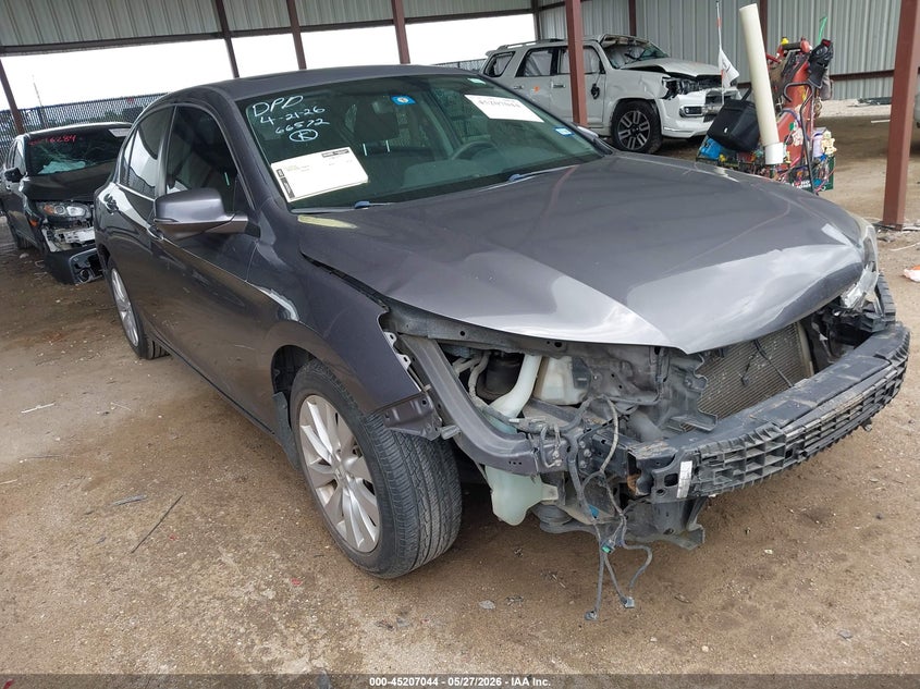 2015 Honda Accord VIN 1HGCR2F78FA001663 IAAI salvage auction — FRONT END, Original (Texas), sold $1,650 on 2026-07-09 (photo 1)