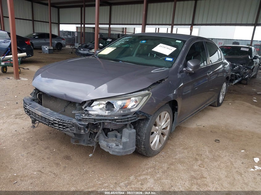 2015 Honda Accord VIN 1HGCR2F78FA001663 IAAI salvage auction — FRONT END, Original (Texas), sold $1,650 on 2026-07-09 (photo 2)