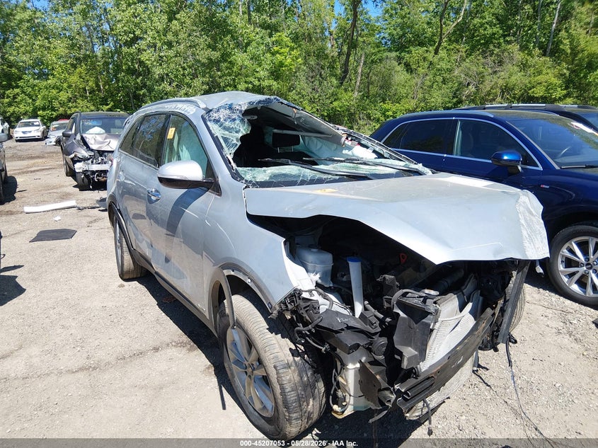 2019 Kia Sorento VIN 5XYPGDA38KG574675 IAAI salvage auction — ROLLOVER, Salvage Title, sold $400 on 2026-07-14 (photo 1)
