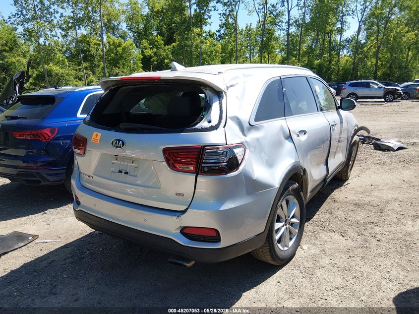 2019 Kia Sorento VIN 5XYPGDA38KG574675 IAAI salvage auction — ROLLOVER, Salvage Title, sold $400 on 2026-07-14 (photo 4)