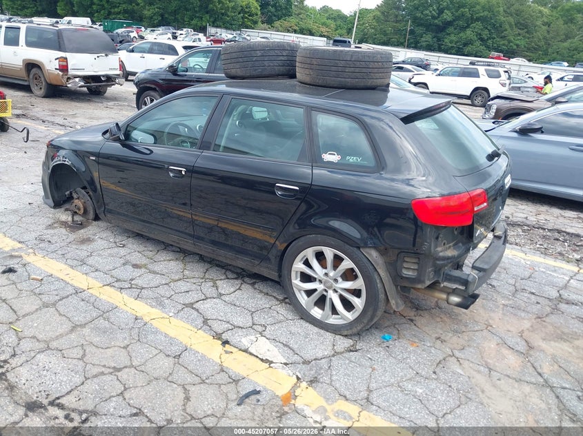 2012 Audi A3 VIN WAUFEAFM8CA042424 IAAI salvage auction — REAR END, Salvage (Georgia), sold $350 on 2026-07-08 (photo 3)