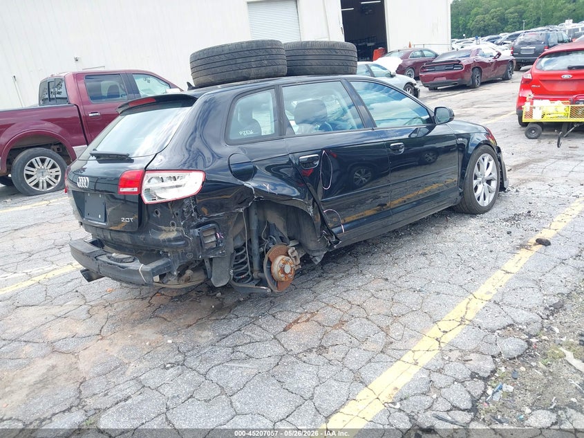 2012 Audi A3 VIN WAUFEAFM8CA042424 IAAI salvage auction — REAR END, Salvage (Georgia), sold $350 on 2026-07-08 (photo 4)