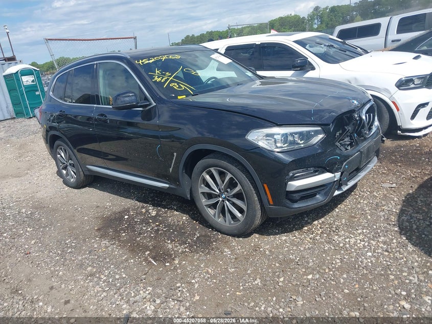 2018 BMW X3 VIN 5UXTR9C57JLD74685 IAAI salvage auction — FRONT END, Salvage Title, sold $10,400 on 2026-07-14 (photo 1)