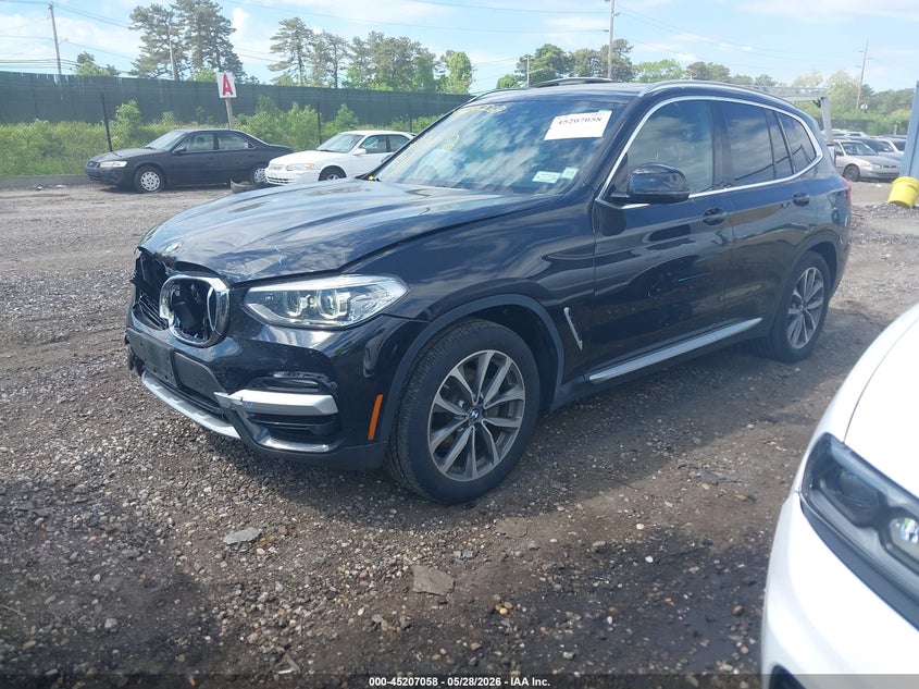 2018 BMW X3 VIN 5UXTR9C57JLD74685 IAAI salvage auction — FRONT END, Salvage Title, sold $10,400 on 2026-07-14 (photo 2)