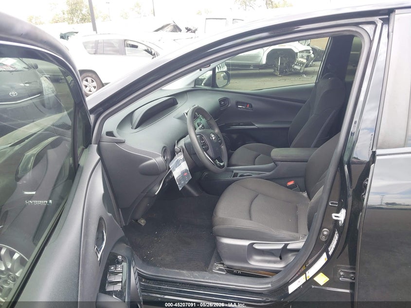 2021 Toyota Prius VIN JTDKAMFU4M3134957 IAAI salvage auction — LEFT REAR, Salvage Certificate (California), sold $2,100 on 2026-07-24 (photo 5)