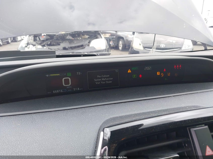 2021 Toyota Prius VIN JTDKAMFU4M3134957 IAAI salvage auction — LEFT REAR, Salvage Certificate (California), sold $2,100 on 2026-07-24 (photo 7)