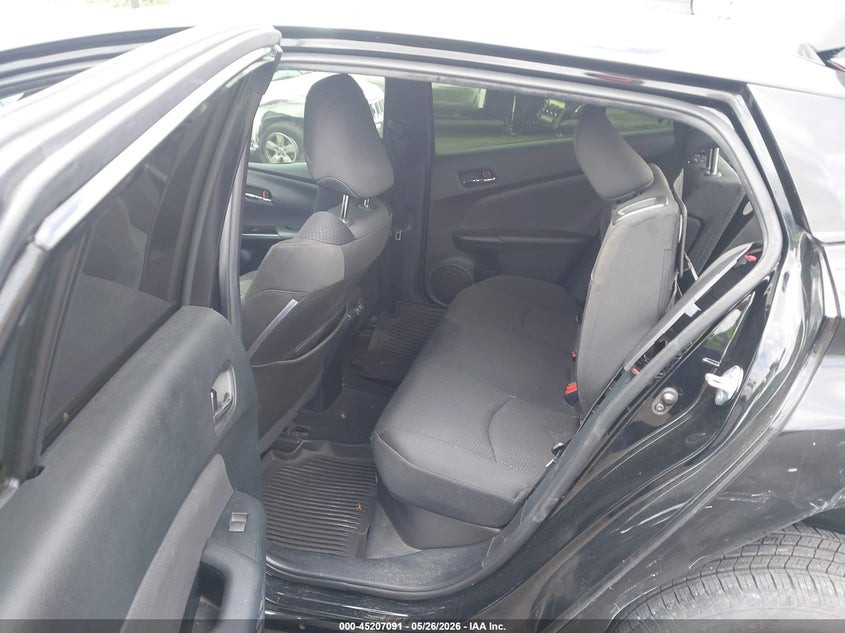 2021 Toyota Prius VIN JTDKAMFU4M3134957 IAAI salvage auction — LEFT REAR, Salvage Certificate (California), sold $2,100 on 2026-07-24 (photo 8)