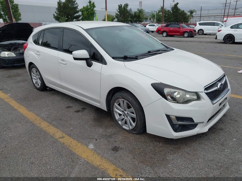 2016 Subaru Impreza VIN JF1GPAB67G8222540 IAAI salvage auction — NORMAL WEAR, Salvage (California), sold $675 on 2026-07-14 (photo 1)