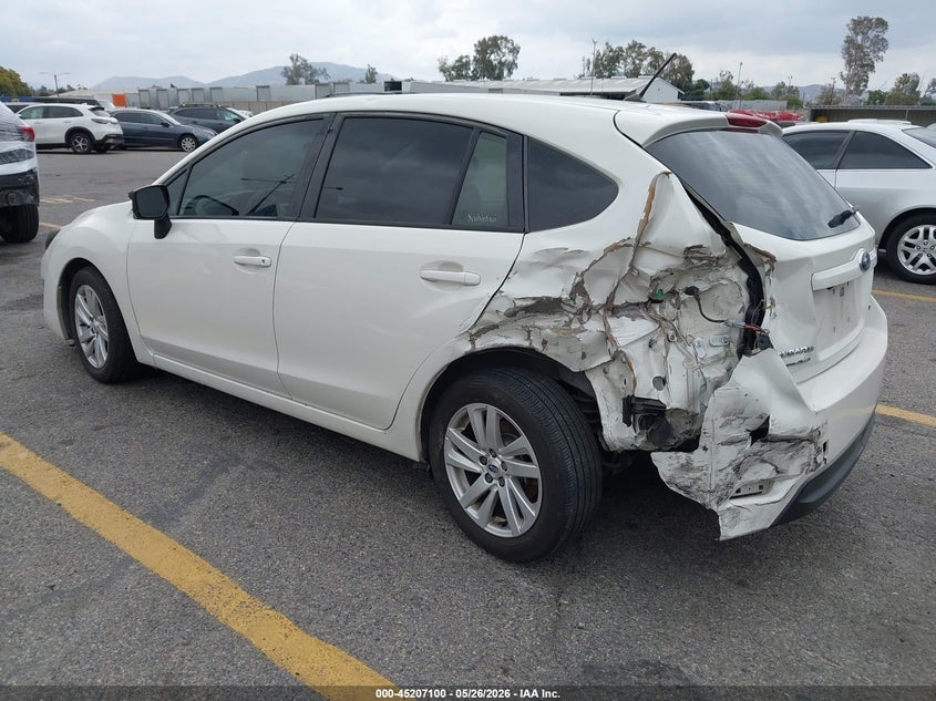 2016 Subaru Impreza VIN JF1GPAB67G8222540 IAAI salvage auction — NORMAL WEAR, Salvage (California), sold $675 on 2026-07-14 (photo 3)