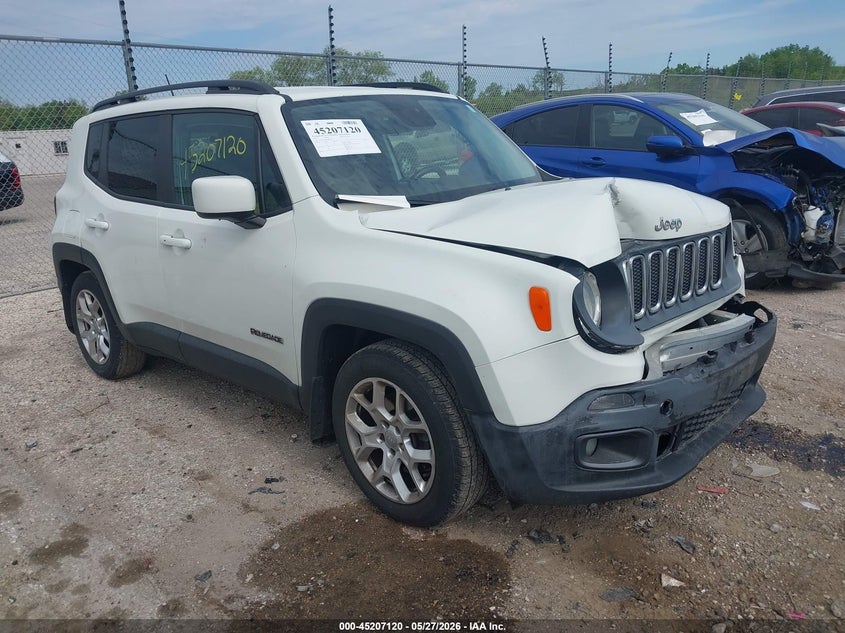 2015 Jeep Renegade VIN ZACCJABT8FPB85568 IAAI salvage auction — FRONT END, Junk Bill Of Sale Mv2459 (Wisconsin), sold $550 on 2026-07-28 (photo 1)