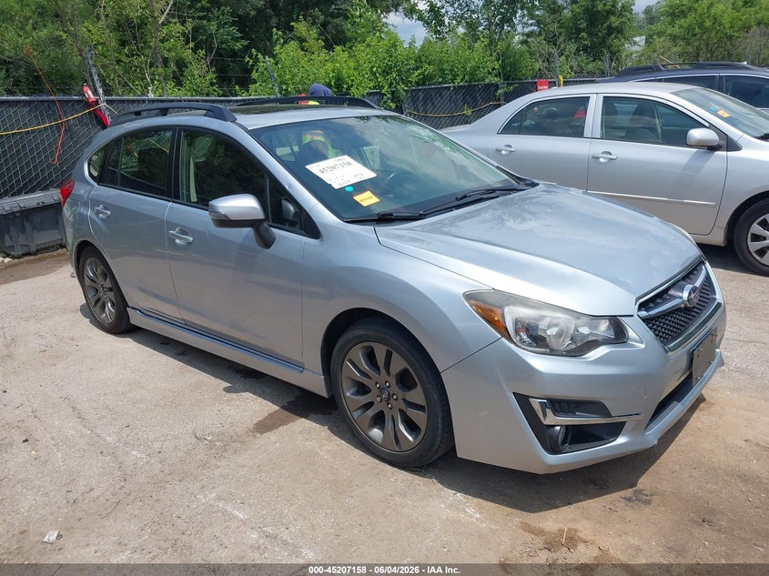 2015 Subaru Impreza VIN JF1GPAU68FH283147 IAAI salvage auction — HAIL, Salvage Title, sold $1,100 on 2026-07-11 (photo 1)