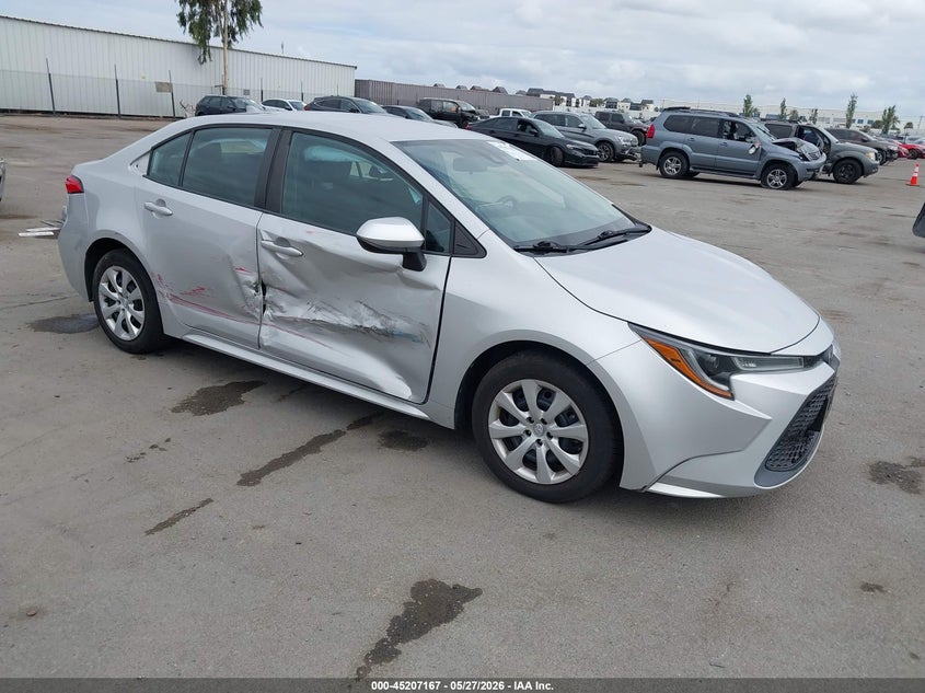 2020 Toyota Corolla VIN 5YFEPRAE2LP030403 IAAI salvage auction — RIGHT SIDE, Salvage Title, sold $7,100 on 2026-07-06 (photo 1)