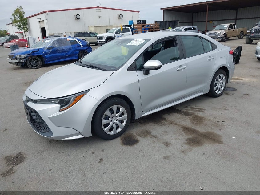 2020 Toyota Corolla VIN 5YFEPRAE2LP030403 IAAI salvage auction — RIGHT SIDE, Salvage Title, sold $7,100 on 2026-07-06 (photo 2)