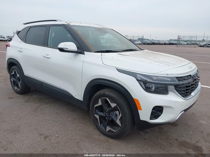 2025 Kia Seltos VIN KNDEU2AA9S7687146 IAAI salvage auction — HAIL, Salvage Title, sold $10,000 on 2026-08-18 (photo 1)