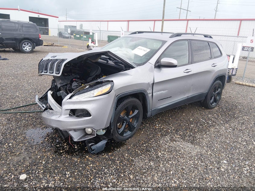 2015 Jeep Cherokee VIN 1C4PJLCB4FW723186 IAAI salvage auction — FRONT END, Salvage Title, sold $250 on 2026-07-22 (photo 2)