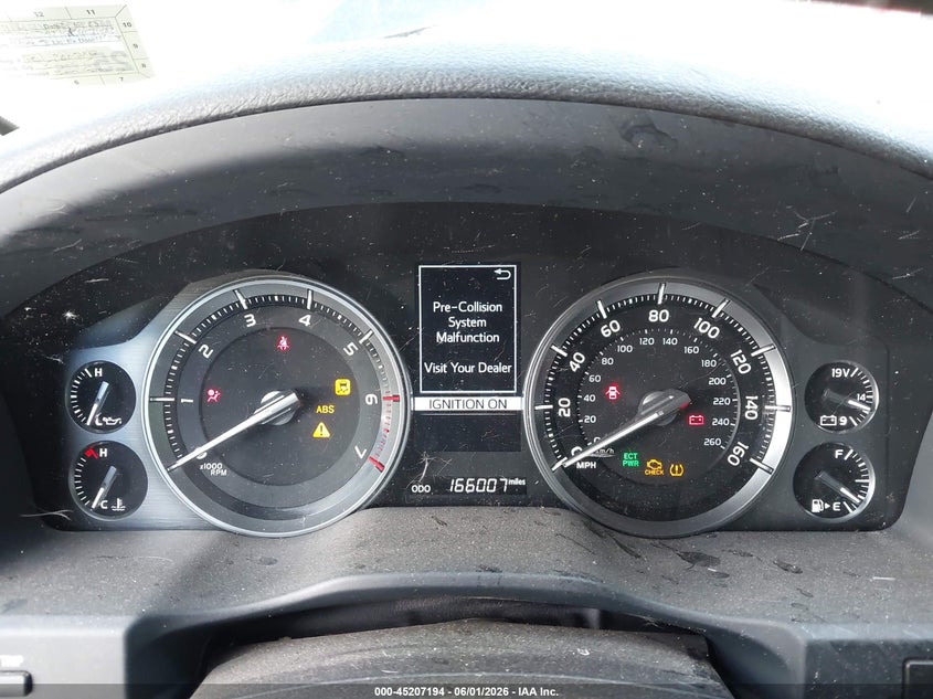 2019 Toyota Land cruiser VIN JTMCY7AJ4K4076922 IAAI salvage auction — FRONT END, Salvage Title, sold $20,900 on 2026-07-13 (photo 7)