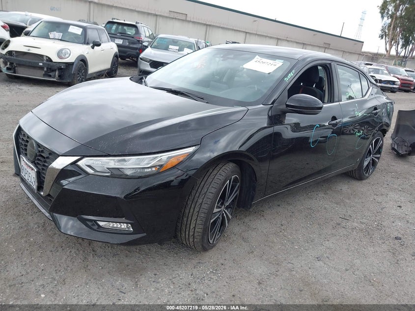 2021 Nissan Sentra VIN 3N1AB8DV5MY219246 IAAI salvage auction — LEFT REAR, Salvage Title, sold $4,000 on 2026-07-12 (photo 2)