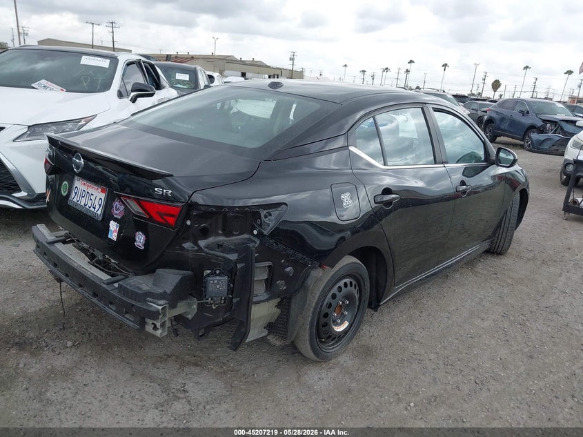 2021 Nissan Sentra VIN 3N1AB8DV5MY219246 IAAI salvage auction — LEFT REAR, Salvage Title, sold $4,000 on 2026-07-12 (photo 4)