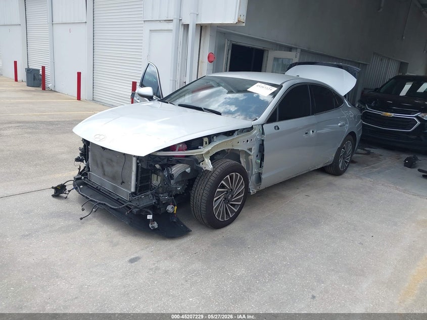 2025 Hyundai Sonata VIN KMHL34JJ4SA103191 IAAI salvage auction — FRONT END, Salvage Title, sold $8,800 on 2026-07-03 (photo 2)