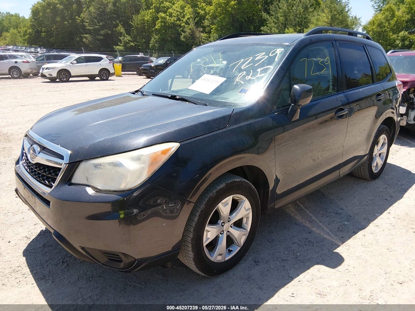 2014 Subaru Forester VIN JF2SJAEC5EH423925 IAAI salvage auction — UNKNOWN, Salvage Title, sold $550 on 2026-07-29 (photo 2)