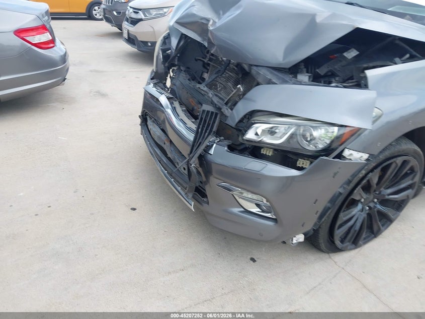 2015 Infiniti Qx80 VIN JN8AZ2ND9F9770224 IAAI salvage auction — FRONT END, Salvage Title, sold $1,300 on 2026-07-31 (photo 6)