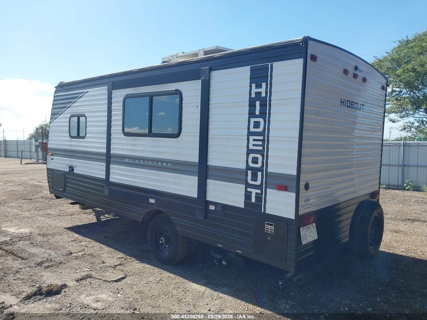 2022 Keystone Hideout VIN 4YDTH1G15NW251270 IAAI salvage auction — HAIL, Original (Texas), sold $5,600 on 2026-09-02 (photo 3)