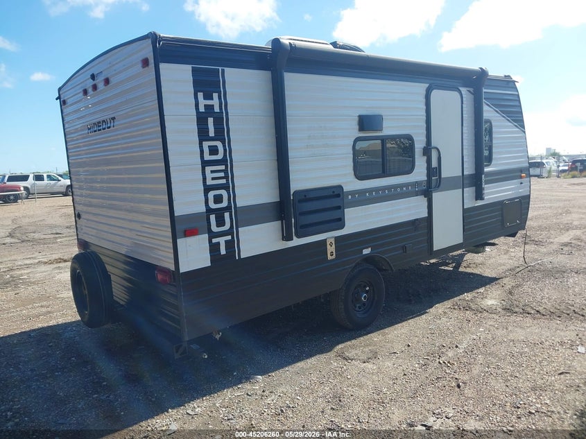 2022 Keystone Hideout VIN 4YDTH1G15NW251270 IAAI salvage auction — HAIL, Original (Texas), sold $5,600 on 2026-09-02 (photo 4)