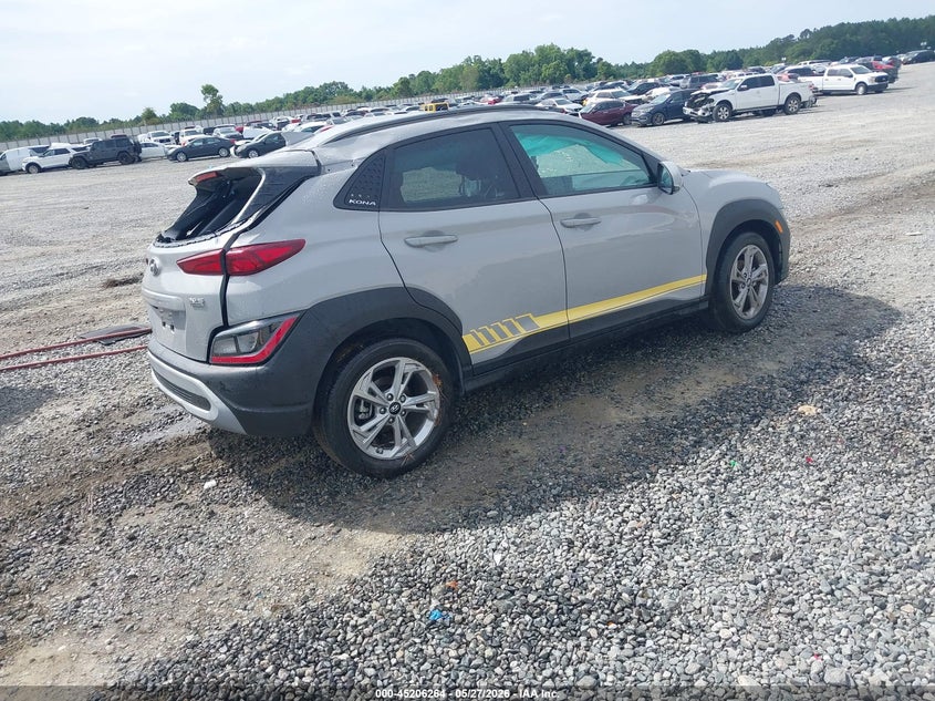 2023 Hyundai Kona VIN KM8K32ABXPU061656 IAAI salvage auction — ROLLOVER, Salvage Title, sold $3,825 on 2026-07-27 (photo 4)