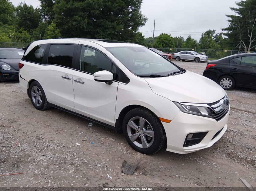2018 Honda Odyssey VIN 5FNRL6H79JB058792 IAAI salvage auction — REAR END, Salvage (Alabama), sold $5,750 on 2026-07-29 (photo 1)