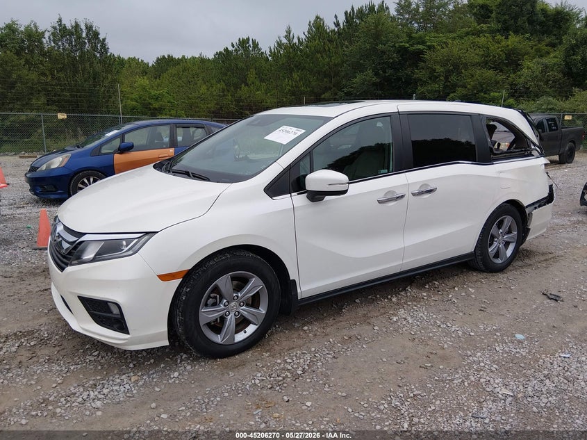 2018 Honda Odyssey VIN 5FNRL6H79JB058792 IAAI salvage auction — REAR END, Salvage Title, sold $5,250 on 2026-07-27 (photo 2)