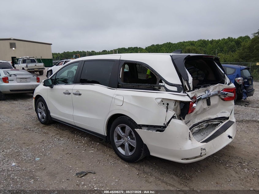 2018 Honda Odyssey VIN 5FNRL6H79JB058792 IAAI salvage auction — REAR END, Salvage (Alabama), sold $5,750 on 2026-07-29 (photo 3)