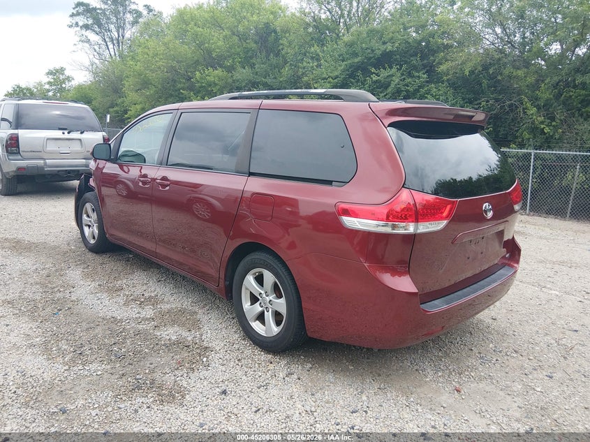 2013 Toyota Sienna VIN 5TDKK3DC5DS371229 IAAI salvage auction — LEFT FRONT, Salvage (Ohio), sold $2,350 on 2026-07-07 (photo 3)
