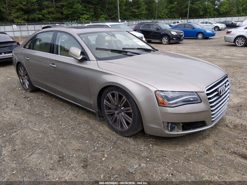2014 Audi A8 VIN WAURGAFDXEN006351 IAAI salvage auction — ELECTRICAL, Salvage (Georgia), sold $3,600 on 2026-07-09 (photo 1)