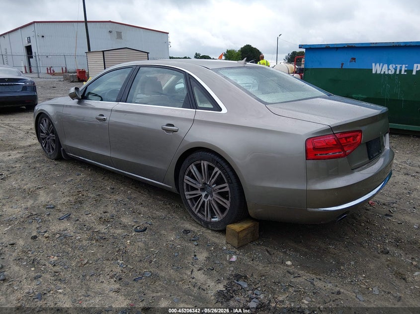 2014 Audi A8 VIN WAURGAFDXEN006351 IAAI salvage auction — ELECTRICAL, Salvage (Georgia), sold $3,600 on 2026-07-09 (photo 3)