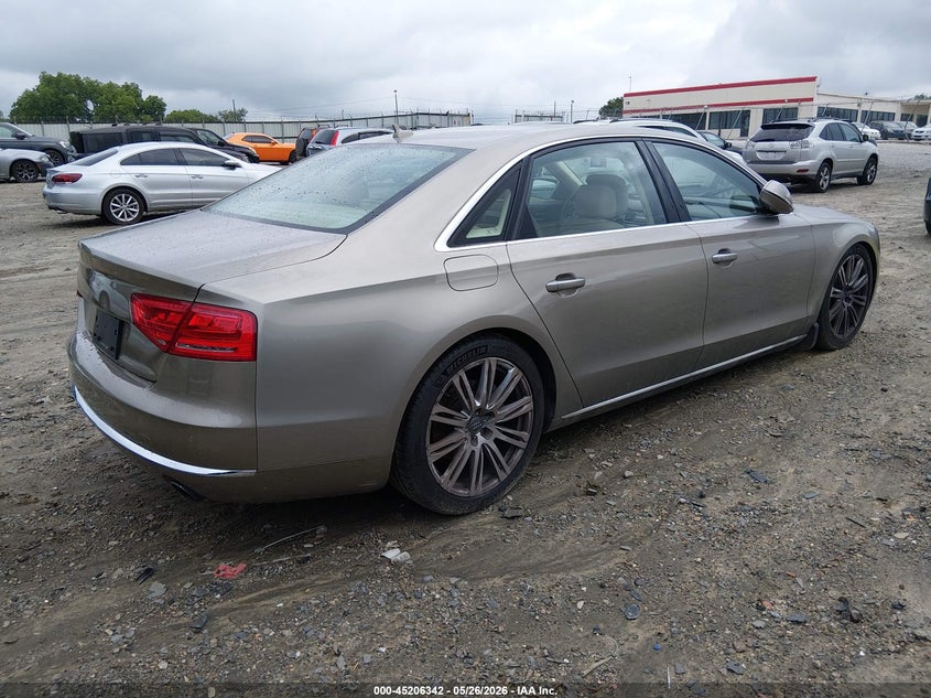 2014 Audi A8 VIN WAURGAFDXEN006351 IAAI salvage auction — ELECTRICAL, Salvage (Georgia), sold $3,600 on 2026-07-09 (photo 4)