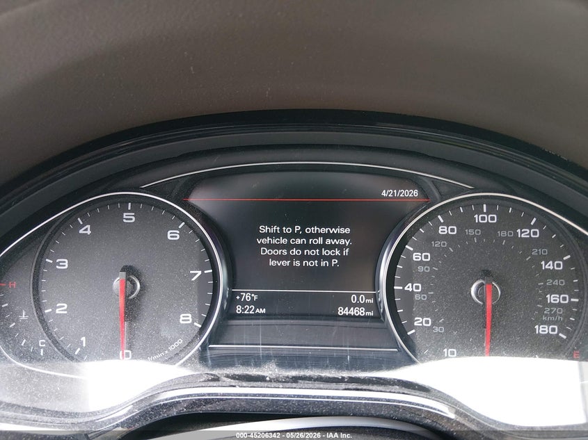 2014 Audi A8 VIN WAURGAFDXEN006351 IAAI salvage auction — ELECTRICAL, Salvage (Georgia), sold $3,600 on 2026-07-09 (photo 7)