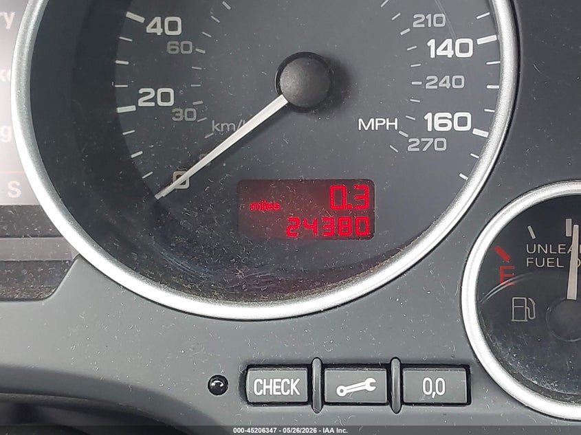 2005 Audi S4 VIN WUARL48H35K901491 IAAI salvage auction — LEFT SIDE, Clear (Virginia), sold $4,400 on 2026-07-13 (photo 7)