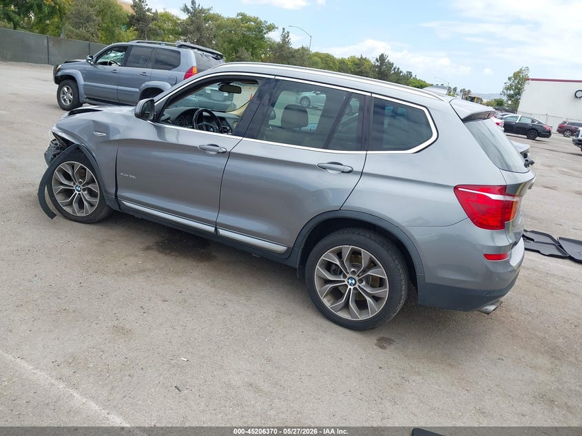 2017 BMW X3 VIN 5UXWX7C50H0U40980 IAAI salvage auction — LEFT FRONT, Salvage (California), sold $3,150 on 2026-07-29 (photo 3)