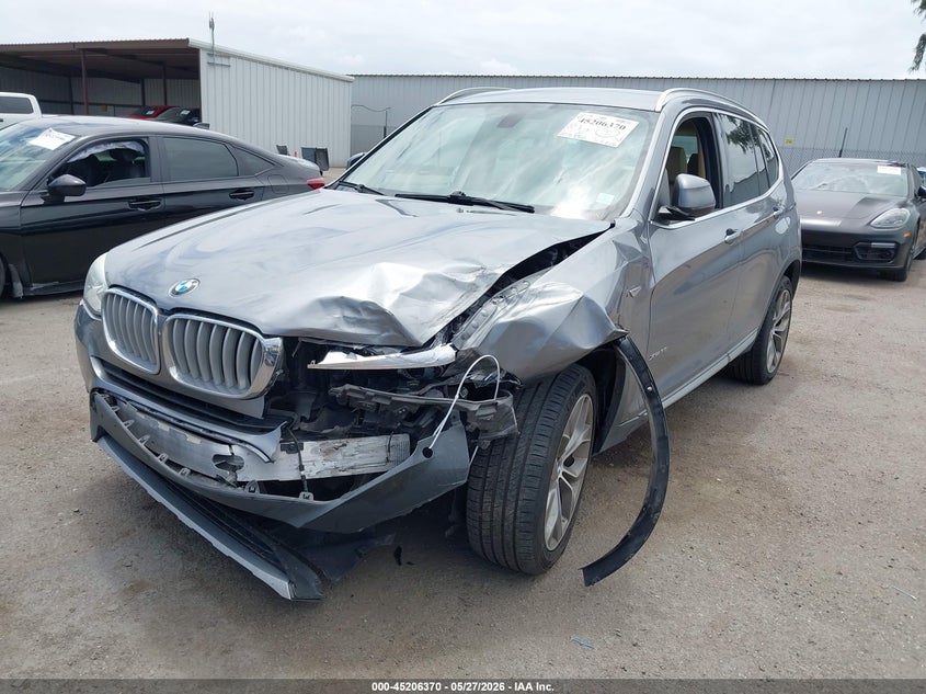 2017 BMW X3 VIN 5UXWX7C50H0U40980 IAAI salvage auction — LEFT FRONT, Salvage (California), sold $3,150 on 2026-07-29 (photo 6)