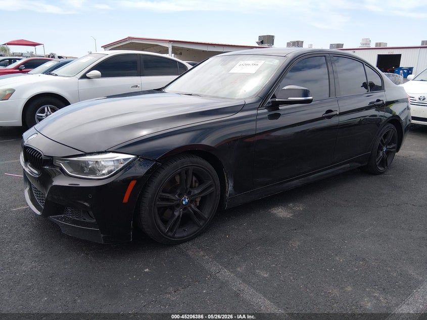 2015 BMW 3er VIN WBA3C1C53FP853068 IAAI salvage auction — NORMAL WEAR, Clear (Montana), sold $700 on 2026-07-24 (photo 2)