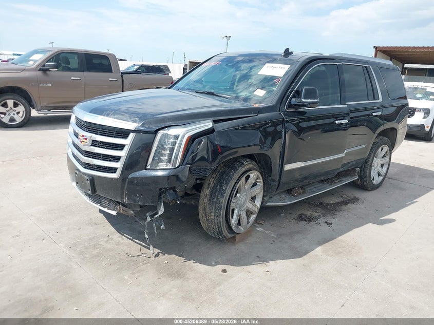 2019 Cadillac Escalade VIN 1GYS3BKJ1KR224081 IAAI salvage auction — LEFT SIDE, Salvage Title, sold $8,575 on 2026-10-14 (photo 2)