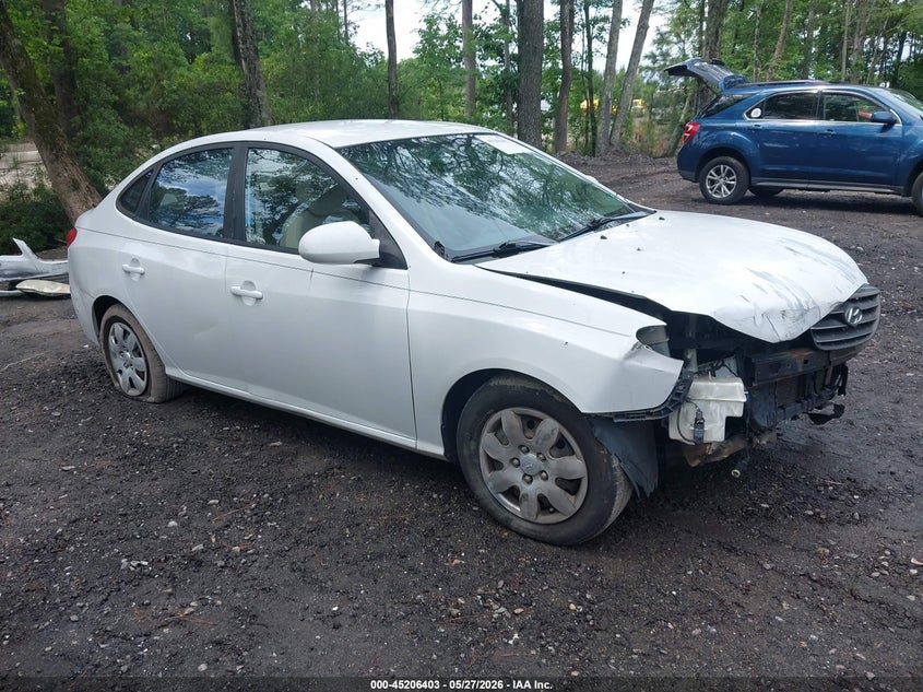 2008 Hyundai Elantra VIN KMHDU46D68U421261 IAAI salvage auction — FRONT END, Clear (Virginia), sold $275 on 2026-07-14 (photo 1)