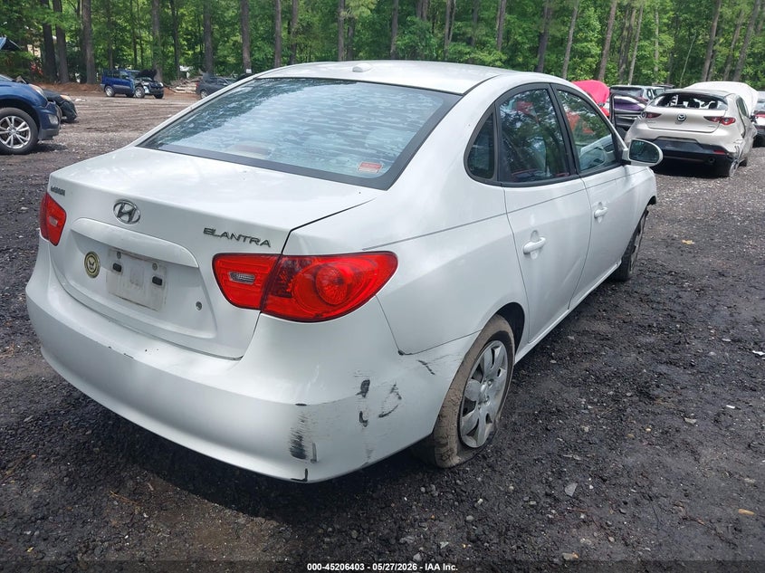 2008 Hyundai Elantra VIN KMHDU46D68U421261 IAAI salvage auction — FRONT END, Clear (Virginia), sold $275 on 2026-07-14 (photo 4)