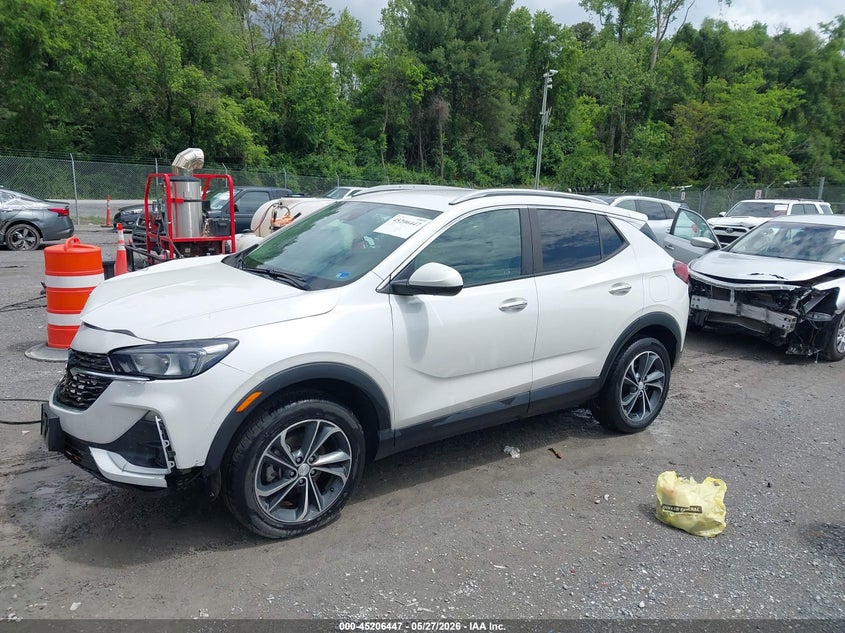 2021 Buick Encore gx VIN KL4MMESL8MB166622 IAAI salvage auction — FRONT END, Salvage Title, sold $2,550 on 2026-07-07 (photo 2)