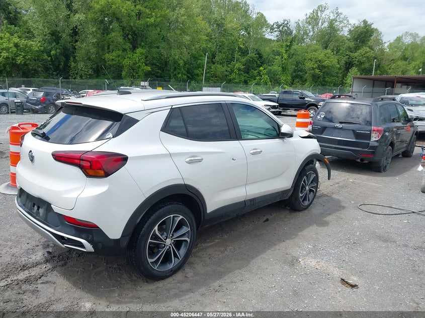 2021 Buick Encore gx VIN KL4MMESL8MB166622 IAAI salvage auction — FRONT END, Salvage Title, sold $2,550 on 2026-07-07 (photo 4)